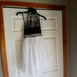 Sparkly formal juniors dress